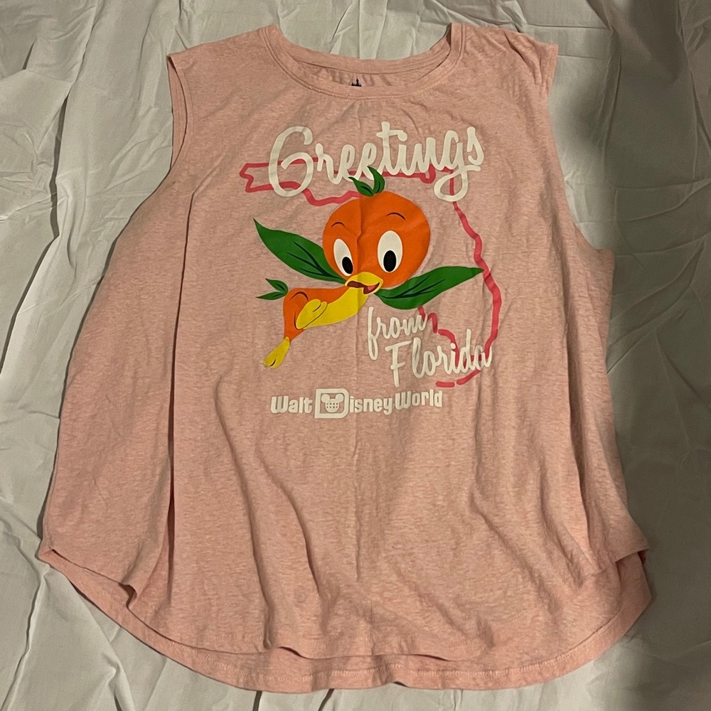 Disney Parks Orange Bird tank top